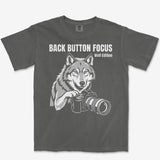 T-Shirt Pepper / S Back Button Focus Heavyweight Tee