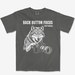 T-Shirt Pepper / S Back Button Focus Heavyweight Tee