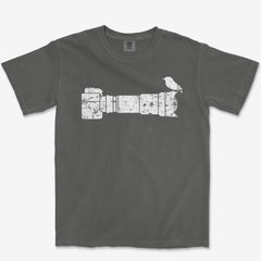 T-Shirt Pepper / S Bird Camera Heavyweight Tee