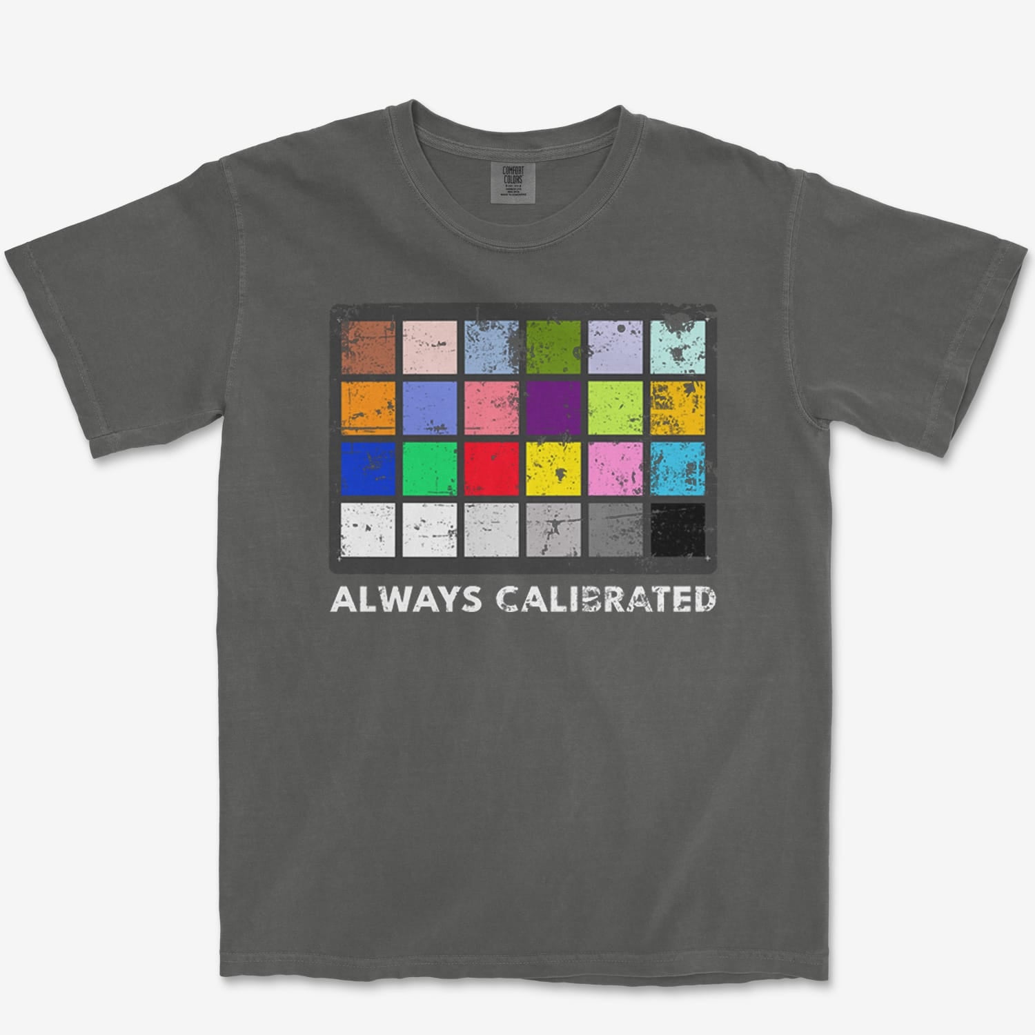 T-Shirt Pepper / S Color Checker Heavyweight Tee