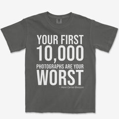 T-Shirt Pepper / S First 10000 Heavyweight Tee