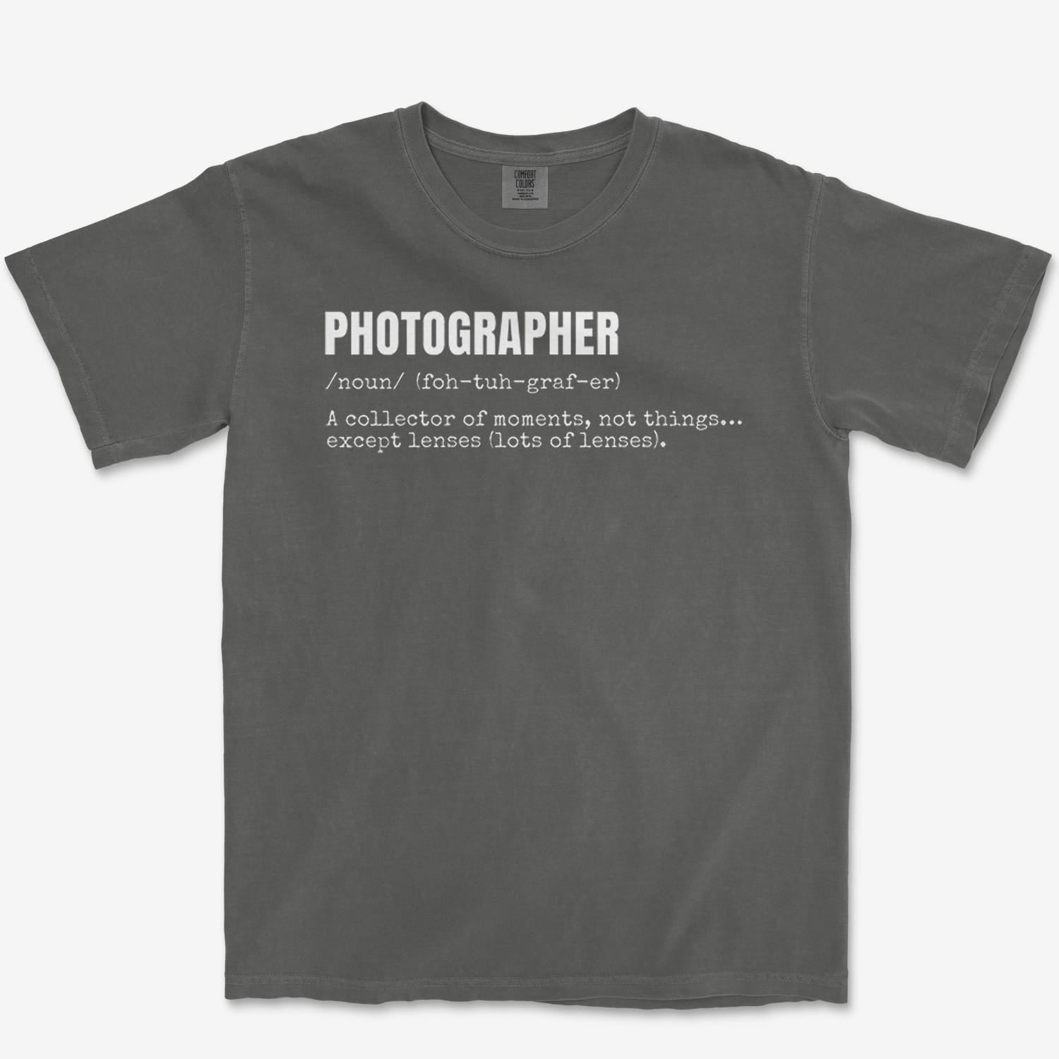 T-Shirt Pepper / S Photographer Definition Heavyweight Tee