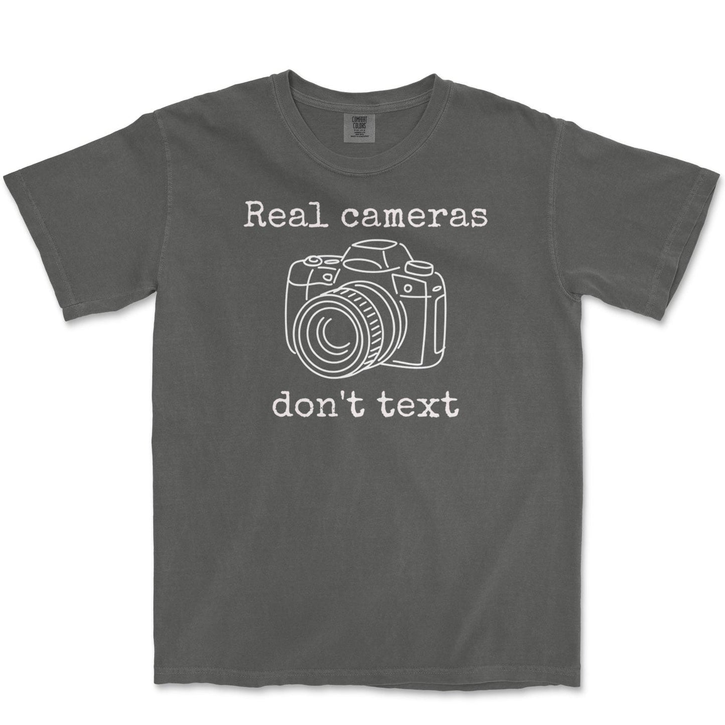 T-Shirt Pepper / S Real Cameras - Premium T-Shirt