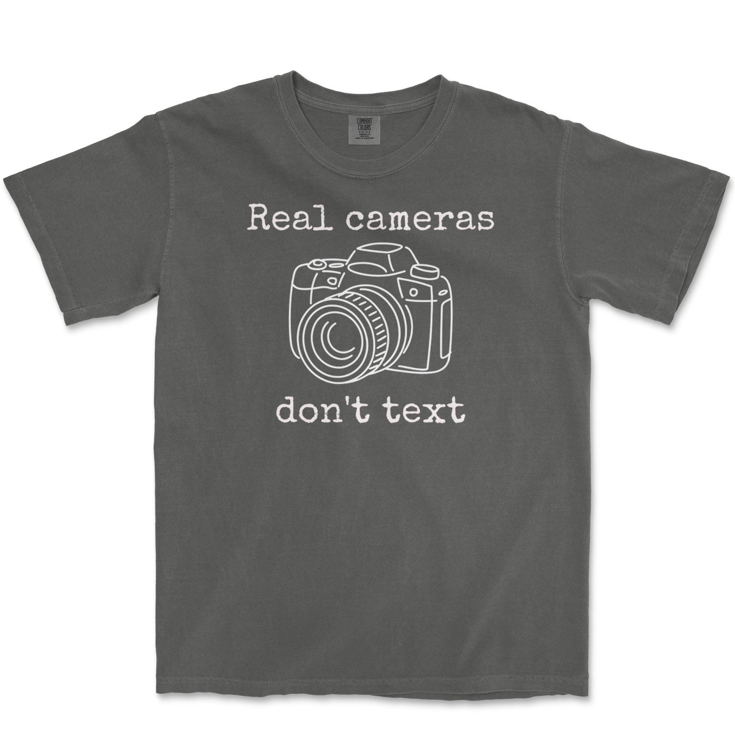 T-Shirt Pepper / S Real Cameras - Premium T-Shirt