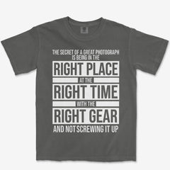 T-Shirt Pepper / S Right Place Heavyweight Tee