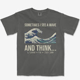 T-Shirt Pepper / S See A Wave Heavyweight Tee