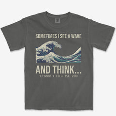 T-Shirt Pepper / S See A Wave Heavyweight Tee