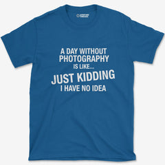 T-Shirt Royal / S A Day Without T-Shirt