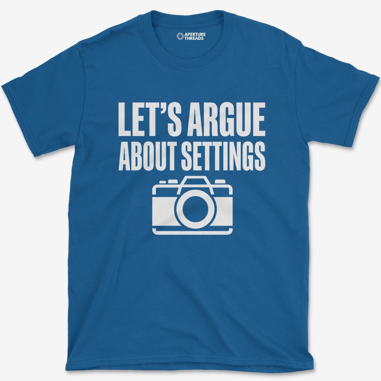 T-Shirt Royal / S Argue About Settings T-Shirt