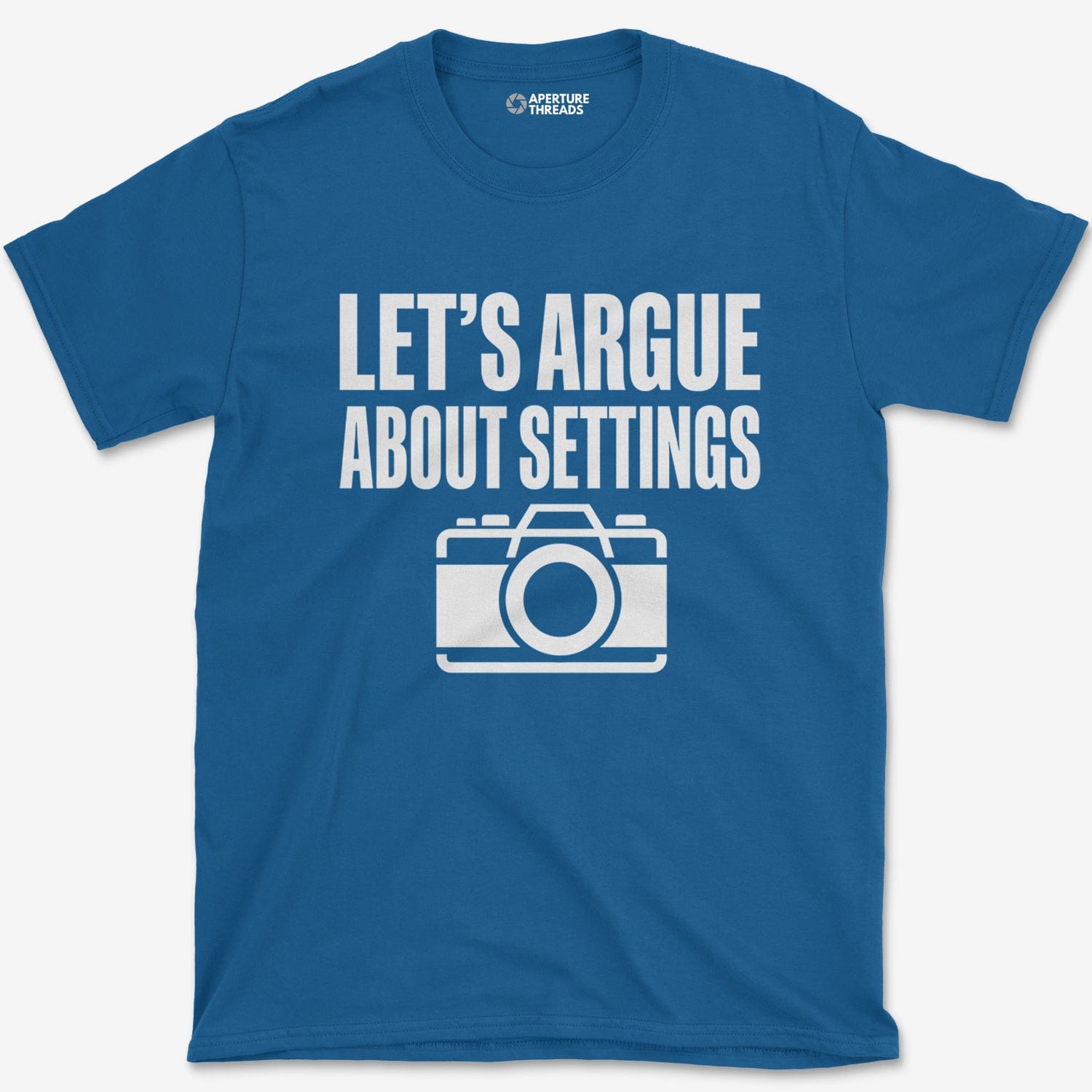 T-Shirt Royal / S Argue About Settings T-Shirt