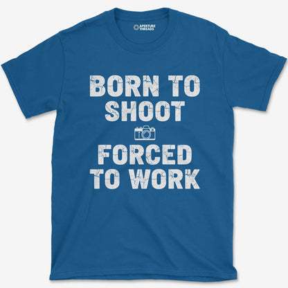 T-Shirt Royal / S Born To Shoot T-Shirt