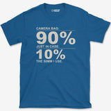 T-Shirt Royal / S Camera Bag T-Shirt