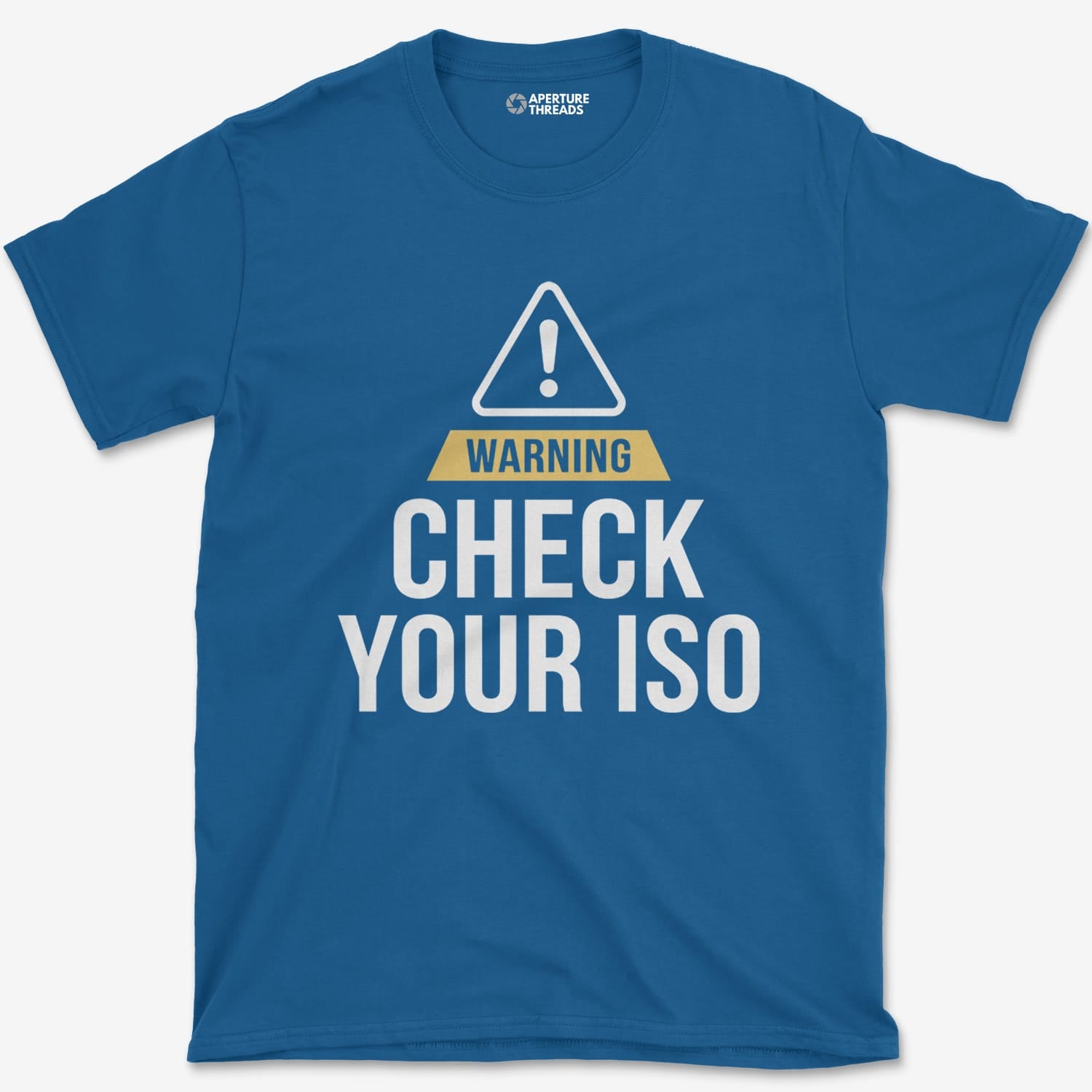 T-Shirt Royal / S Check ISO T-Shirt