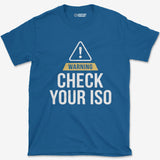 T-Shirt Royal / S Check ISO T-Shirt