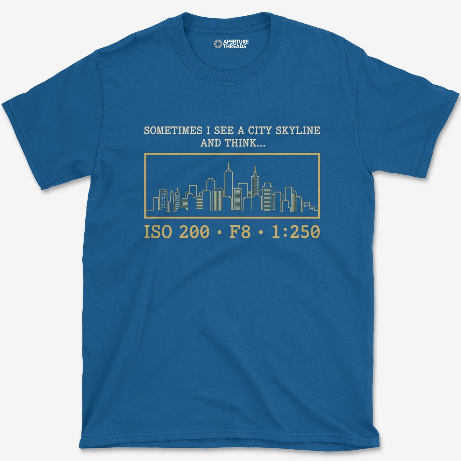 T-Shirt Royal / S City Skyline T-Shirt