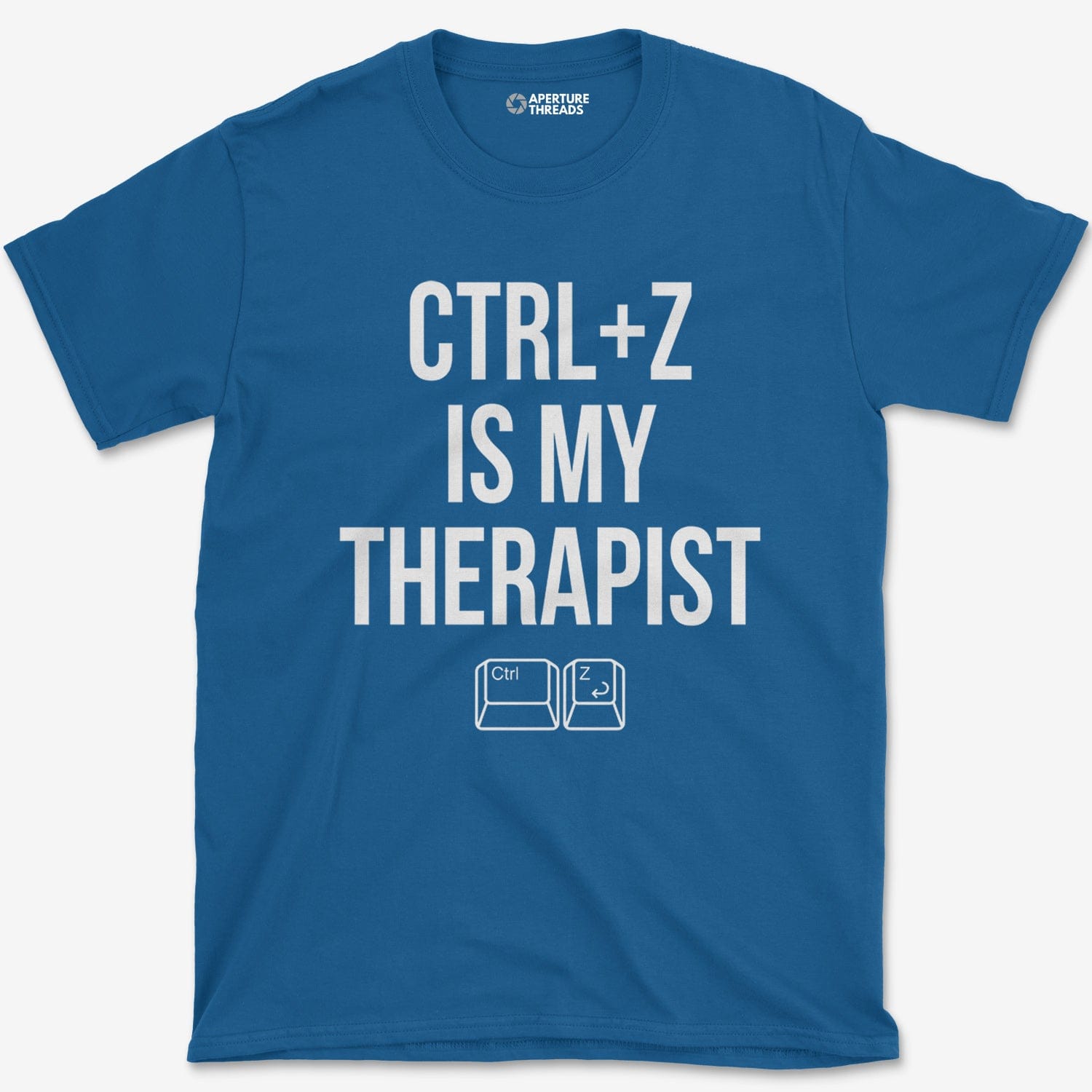 T-Shirt Royal / S CTRL Z Therapist T-Shirt
