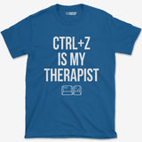 T-Shirt Royal / S CTRL Z Therapist T-Shirt