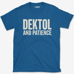 T-Shirt Royal / S Dektol & Patience T-Shirt