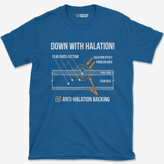 T-Shirt Royal / S Down With Halation T-Shirt