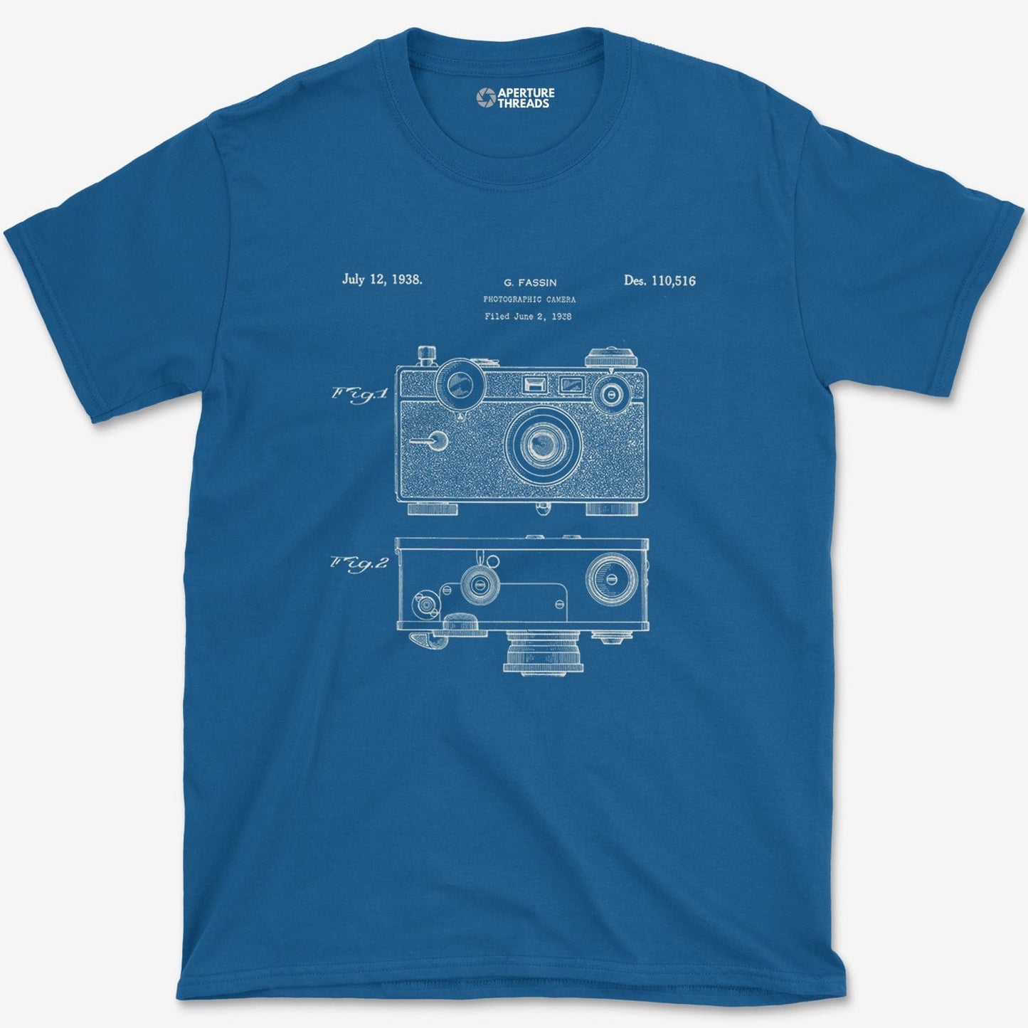 T-Shirt Royal / S Fassin Blueprint T-Shirt