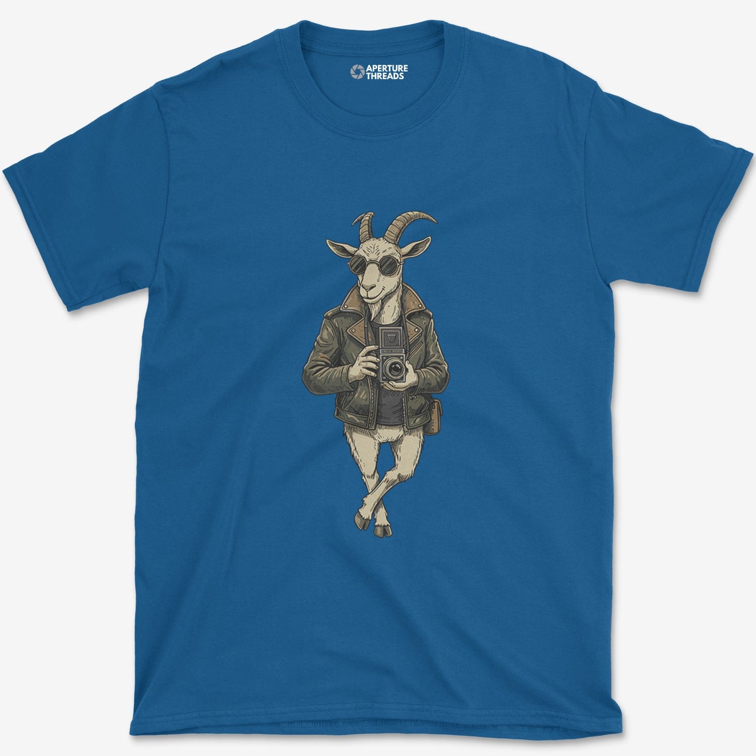 T-Shirt Royal / S Goat Photographer T-Shirt