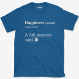 T-Shirt Royal / S Happiness Card T-Shirt