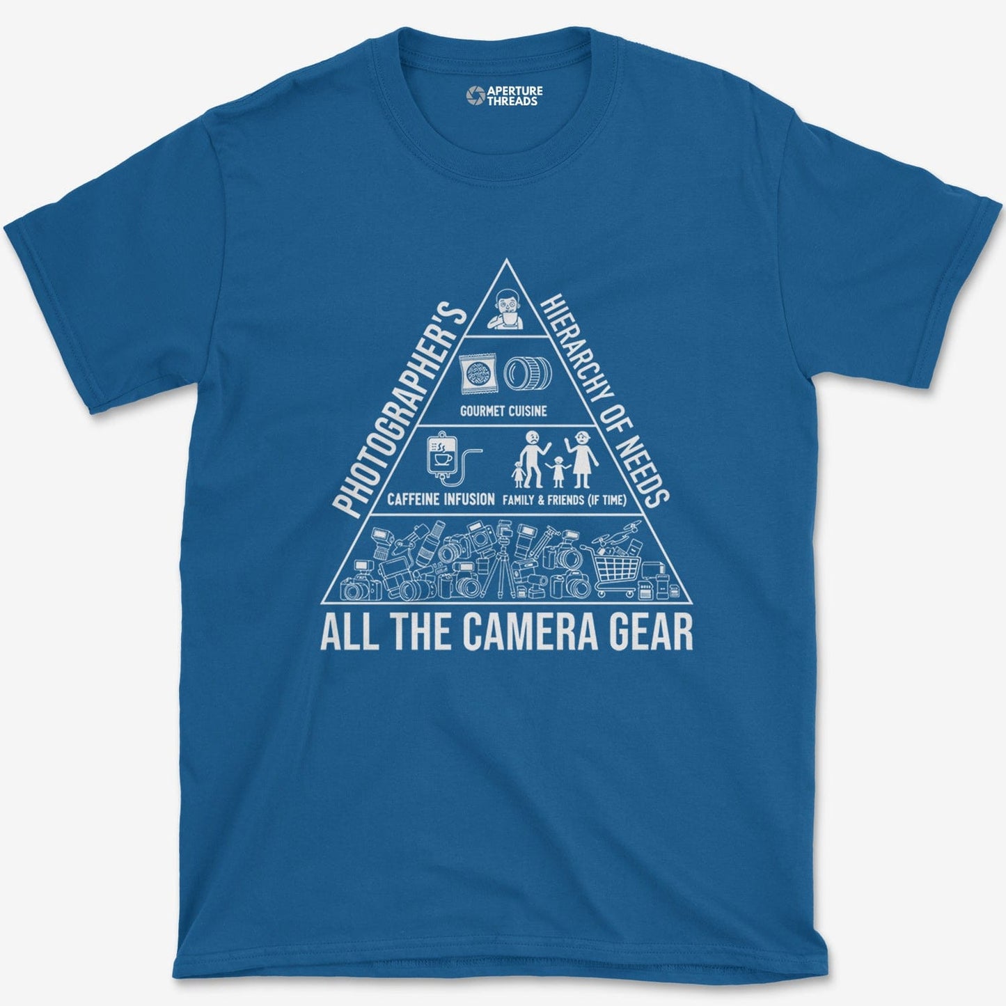 T-Shirt Royal / S Hierarchy Of Needs T-Shirt