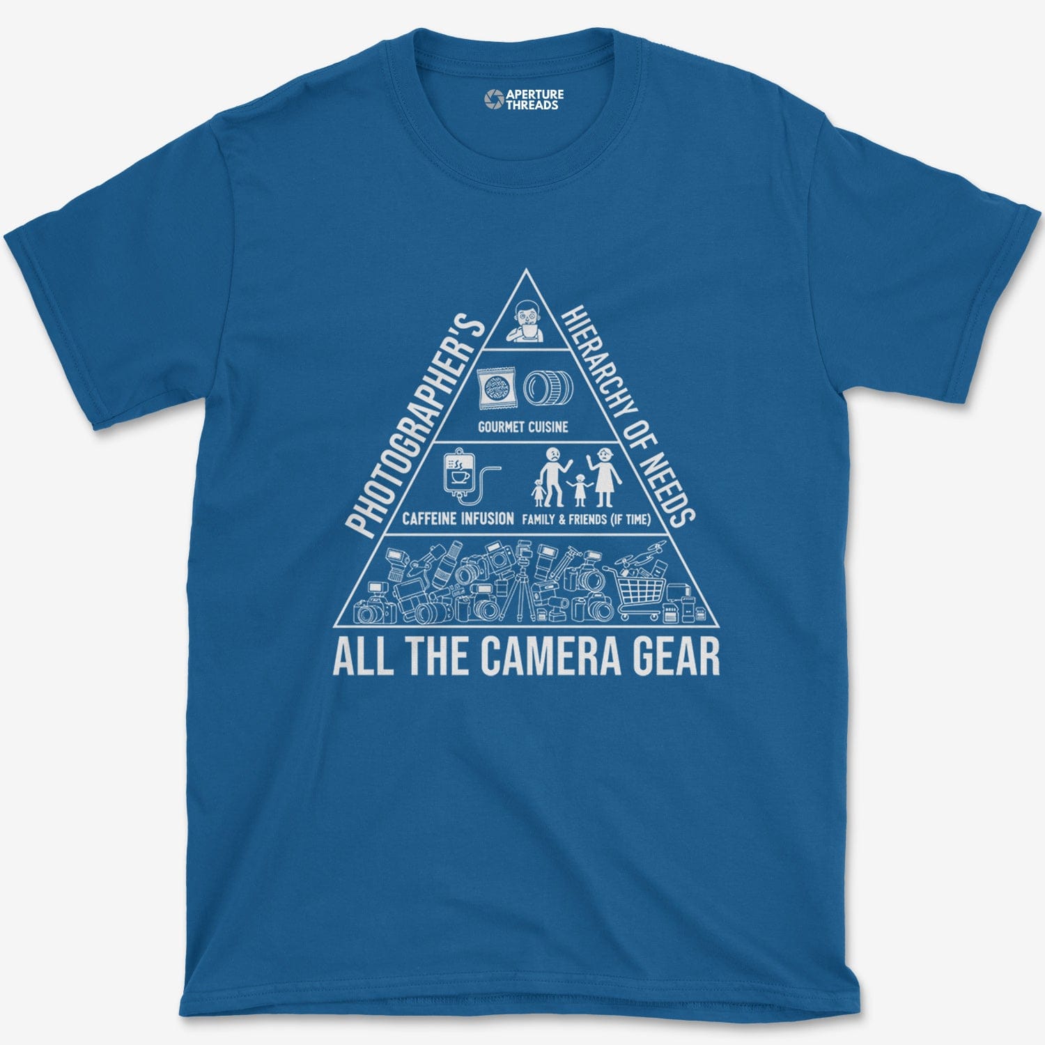 T-Shirt Royal / S Hierarchy Of Needs T-Shirt