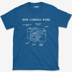 T-Shirt Royal / S How Cameras Work T-Shirt