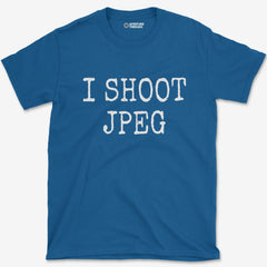 T-Shirt Royal / S I Shoot JPEG T-Shirt