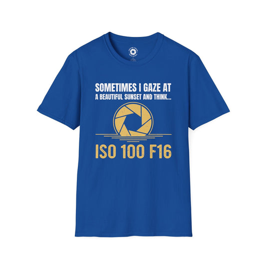 T-Shirt Royal / S ISO 100 F16 T-Shirt