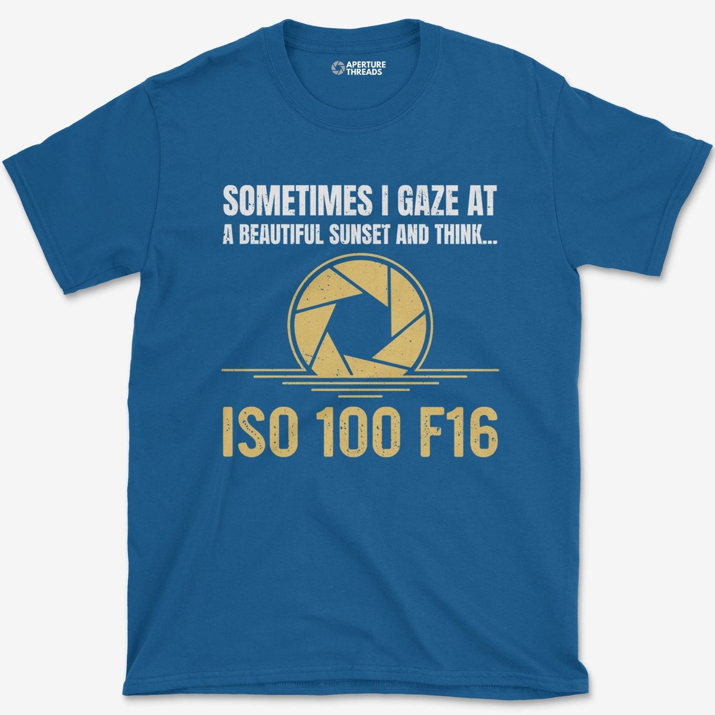 T-Shirt Royal / S ISO 100 F16 T-Shirt