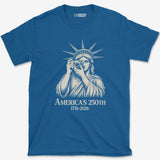 T-Shirt Royal / S Lady Liberty 250th T-Shirt