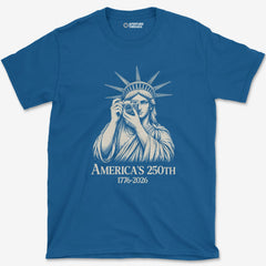 T-Shirt Royal / S Lady Liberty 250th T-Shirt