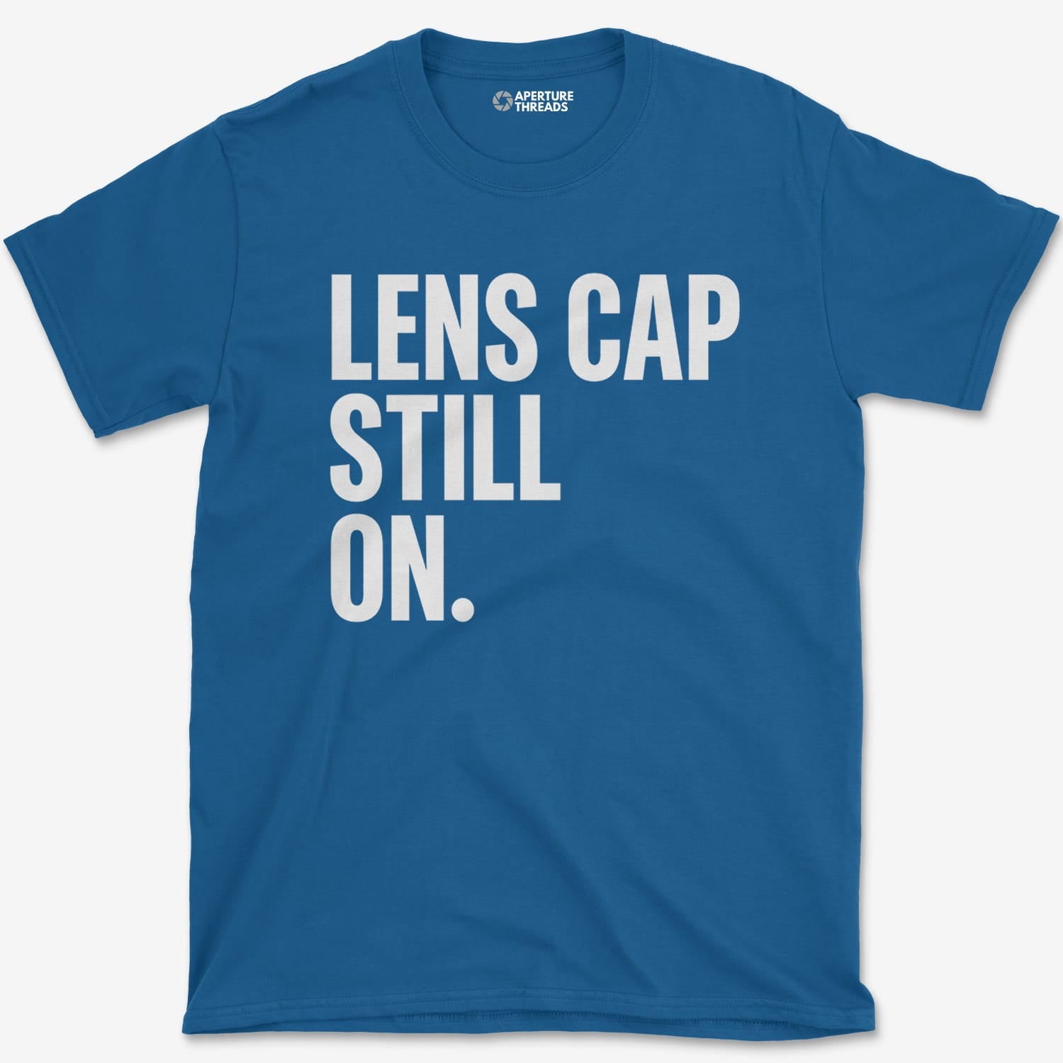 T-Shirt Royal / S Lens Cap T-Shirt