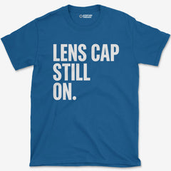 T-Shirt Royal / S Lens Cap T-Shirt