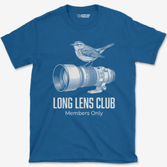 T-Shirt Royal / S Long Lens Warbler T-Shirt