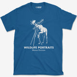 T-Shirt Royal / S Moose Portraits T-Shirt