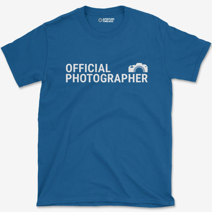 T-Shirt Royal / S Offical Photographer T-Shirt
