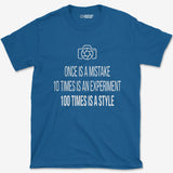 T-Shirt Royal / S Once Is A Mistake T-Shirt