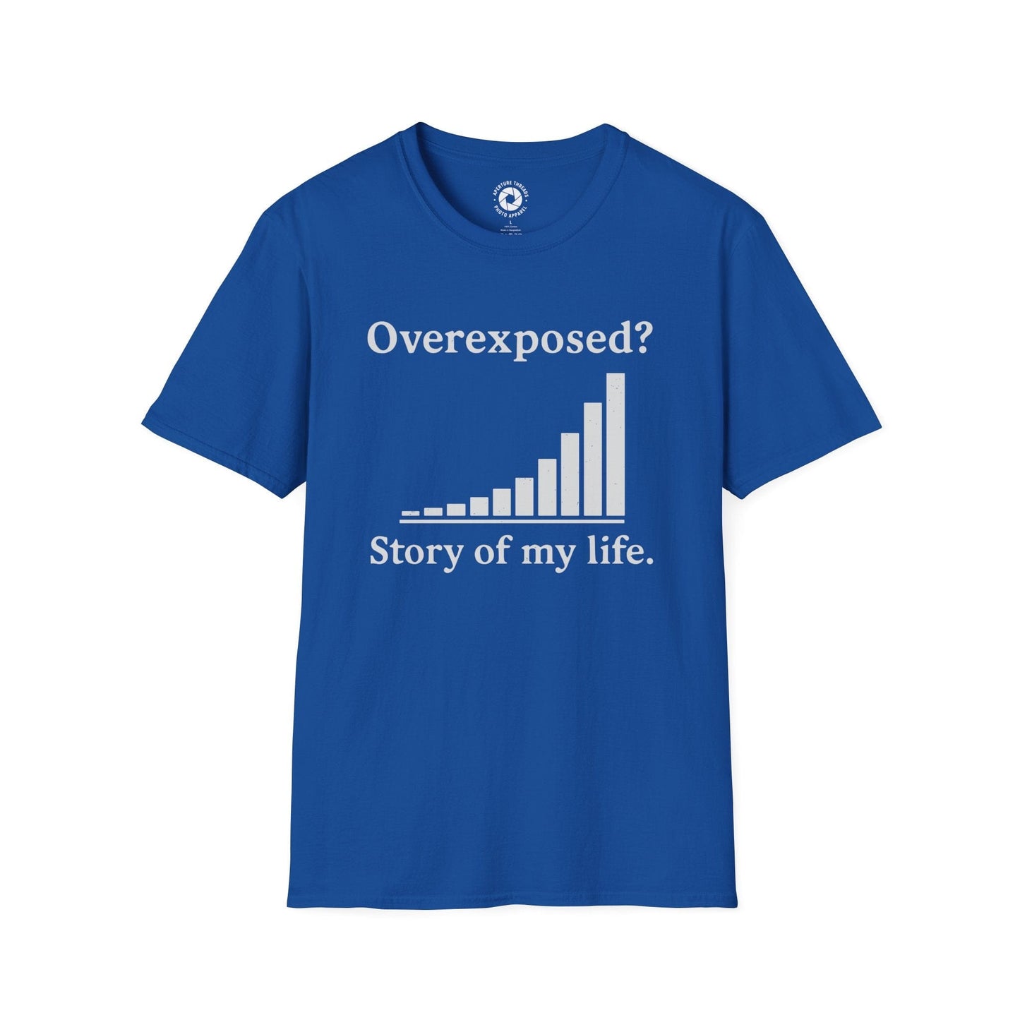 T-Shirt Royal / S Overexposed Histogram T-Shirt