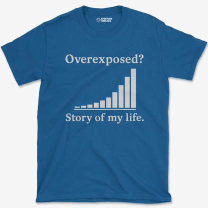 T-Shirt Royal / S Overexposed Histogram T-Shirt