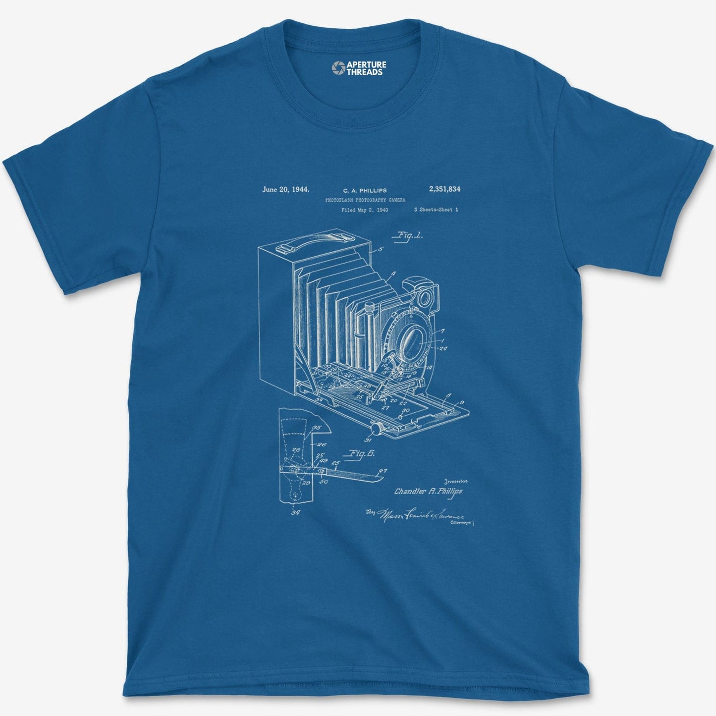T-Shirt Royal / S Philips Blueprint T-Shirt