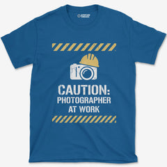 T-Shirt Royal / S Photographer at Work T-Shirt