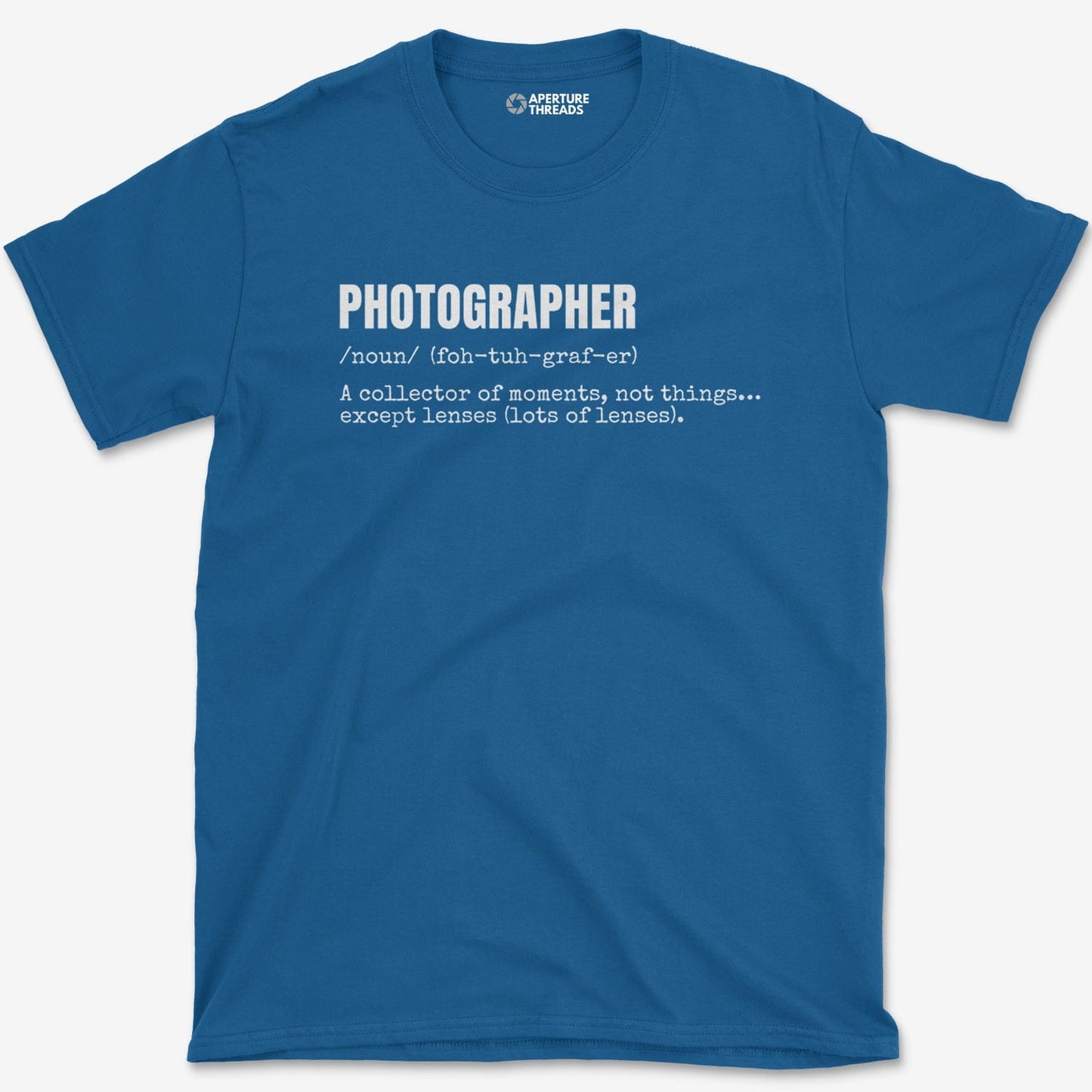 T-Shirt Royal / S Photographer Definition T-Shirt