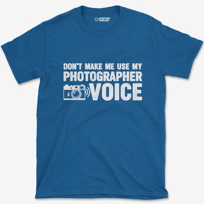T-Shirt Royal / S Photographer Voice T-Shirt