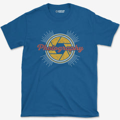 T-Shirt Royal / S Photography Retro T-Shirt