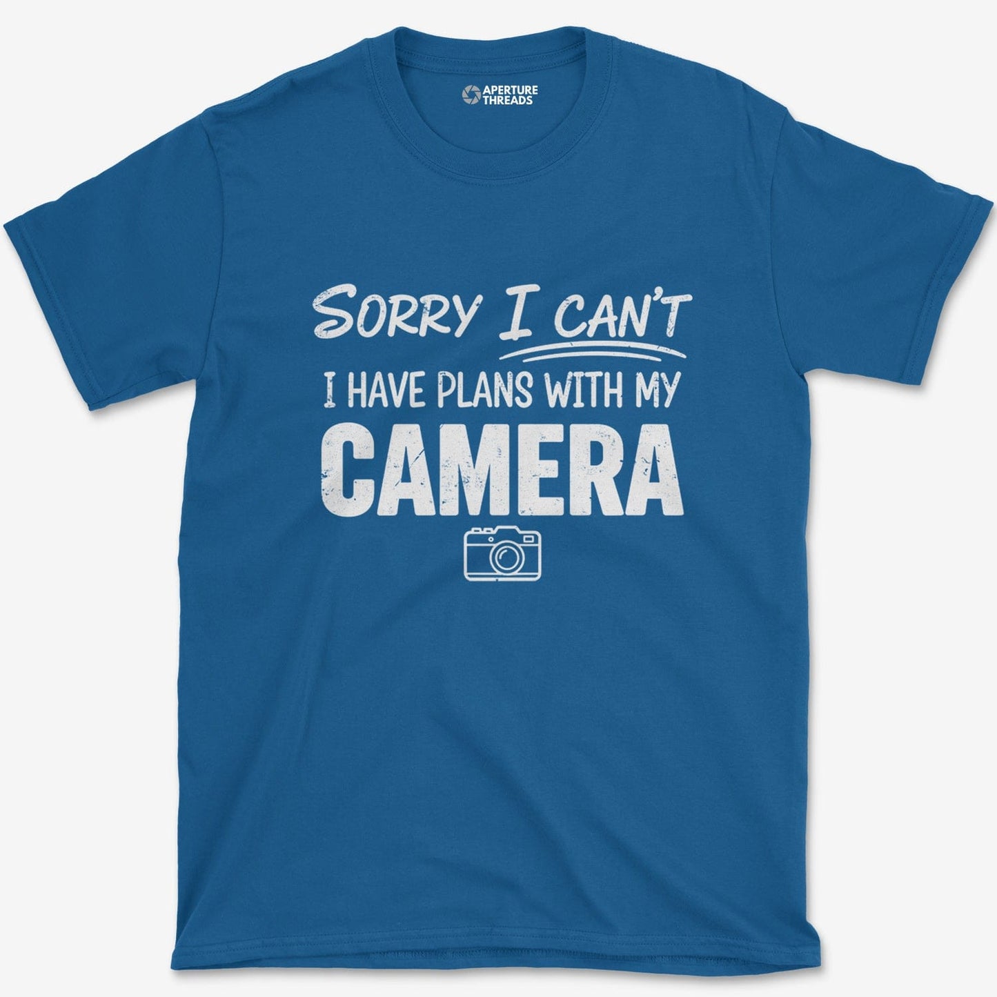 T-Shirt Royal / S Plans With Camera T-Shirt