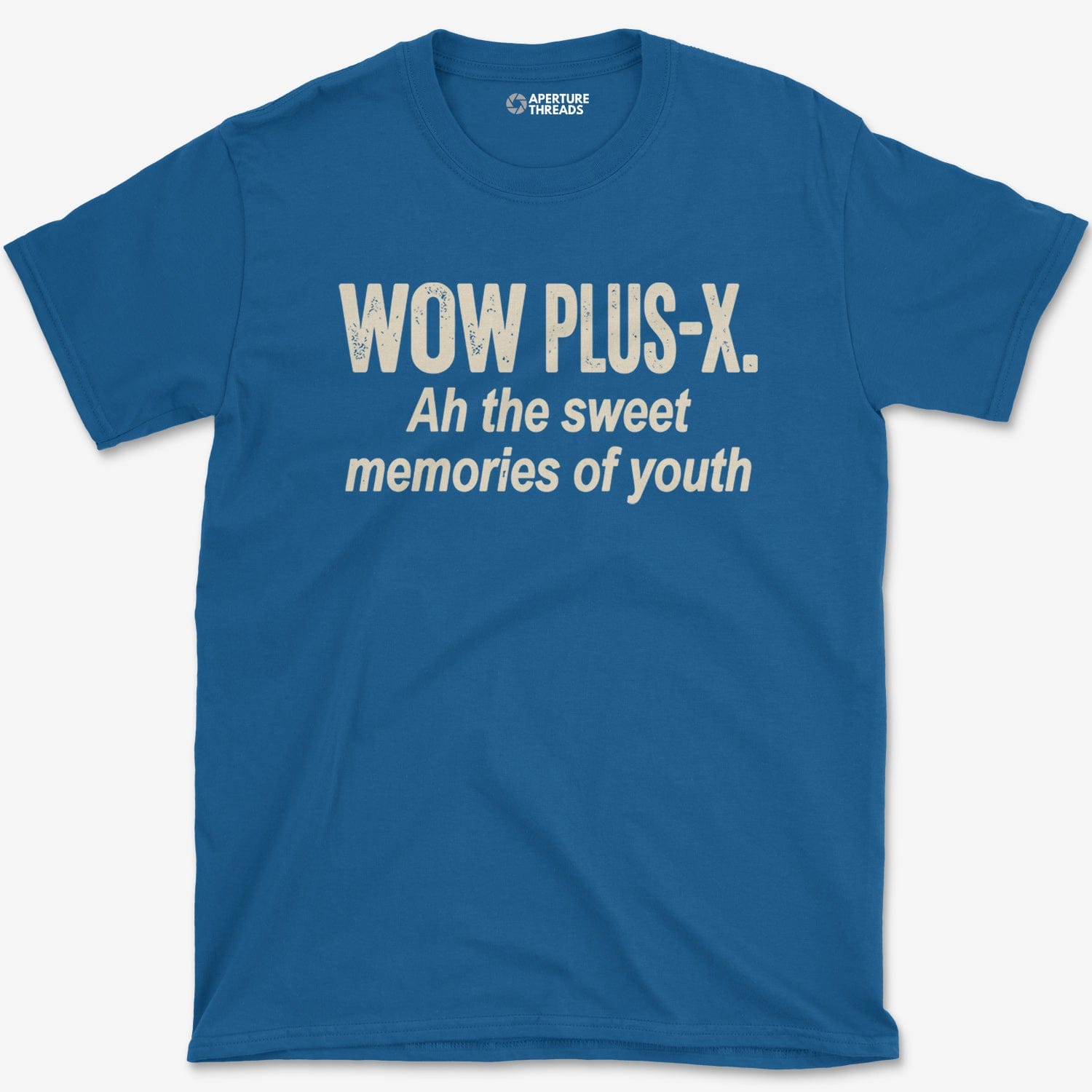 T-Shirt Royal / S Plus-X Memories T-Shirt