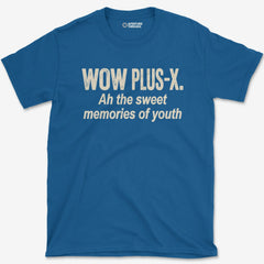 T-Shirt Royal / S Plus-X Memories T-Shirt